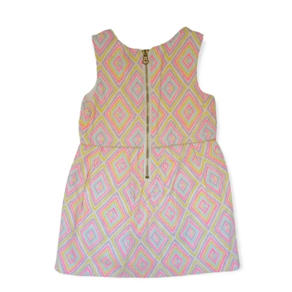 OshKosh‎ Toddler Girls Easter Dress Size 2T Pink Gold